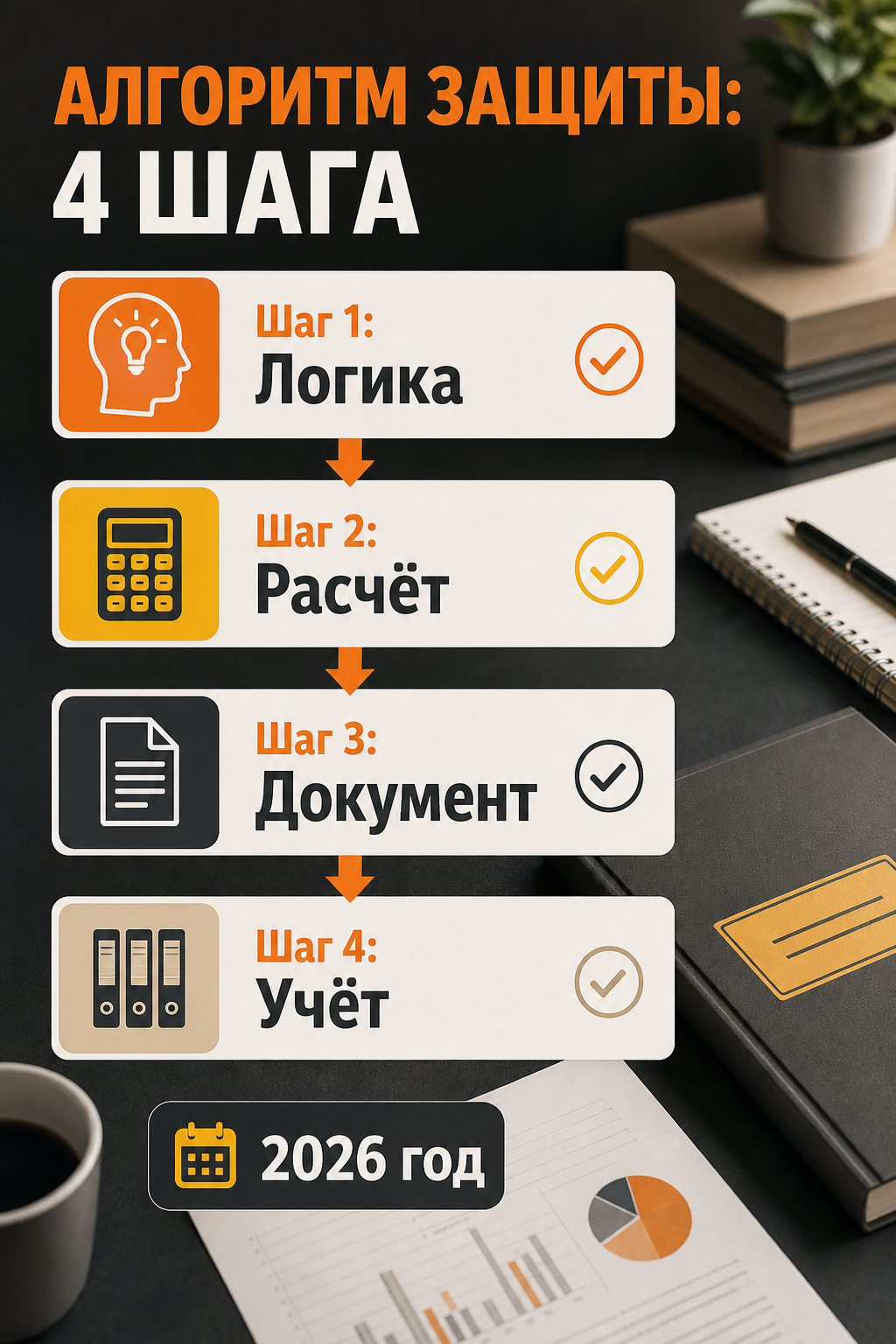 Алгоритм защиты: 4 шага