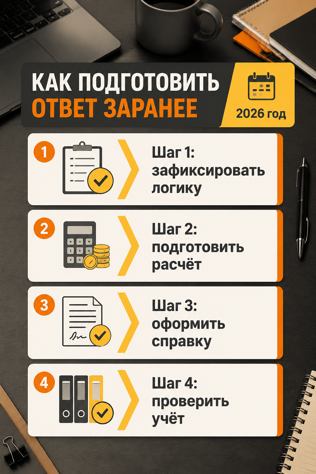Как подготовить ответ заранее